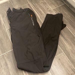 Skinny black ski pants